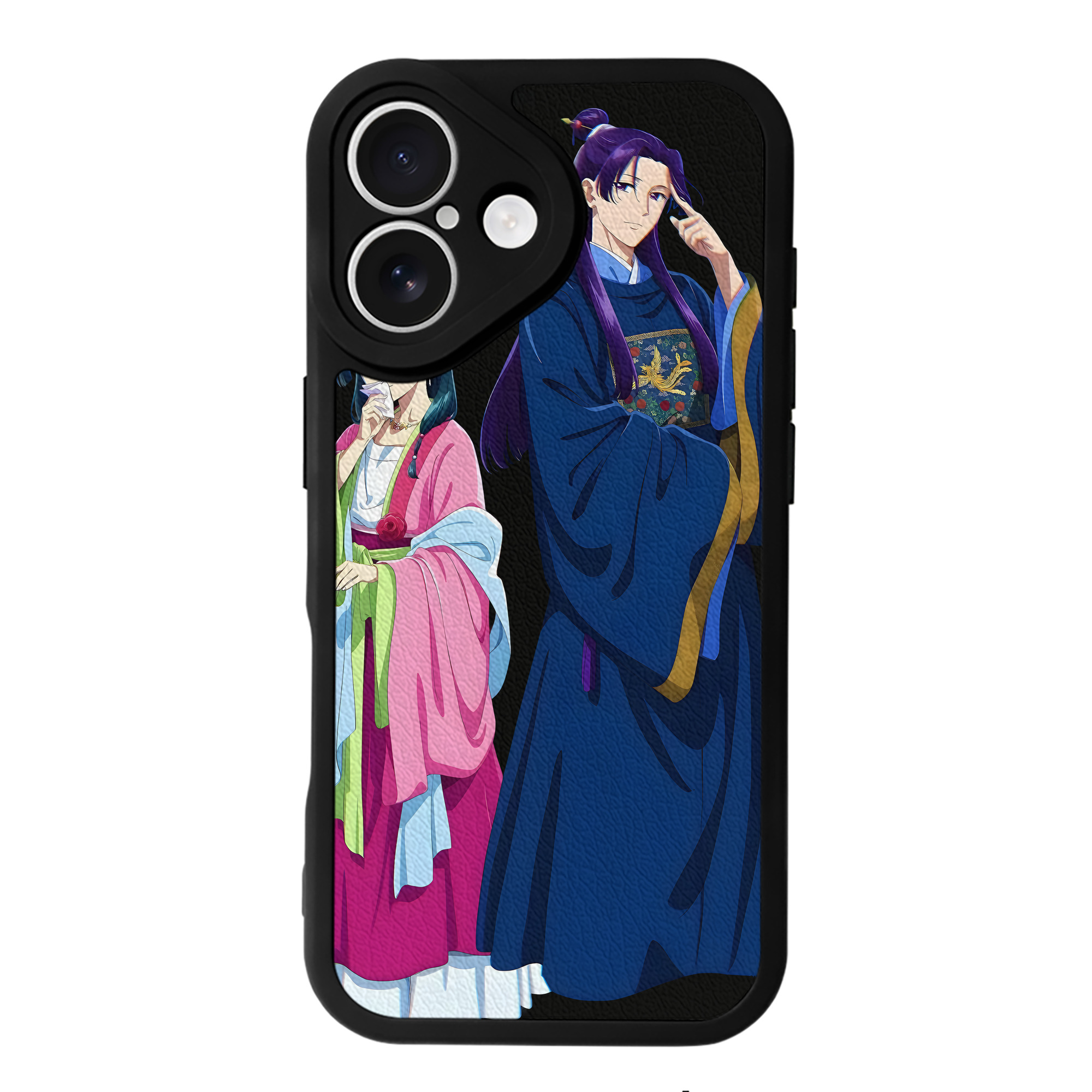 （画像用） 薬屋のひとりごと The Apothecary Diaries 【iPhone 16シリーズ対応】シリコンスマホケース（レザー調） 材質：シリコン